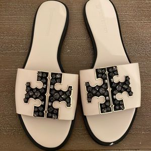 Tory Burch Embellished Slides